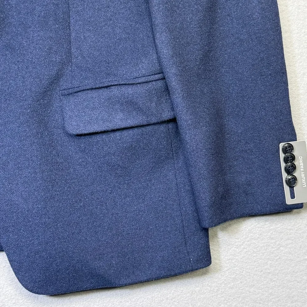 Michael Kors Men's Wool Cashmere Blend Lux Classic-Fit Sport Coat Navy 40R $395